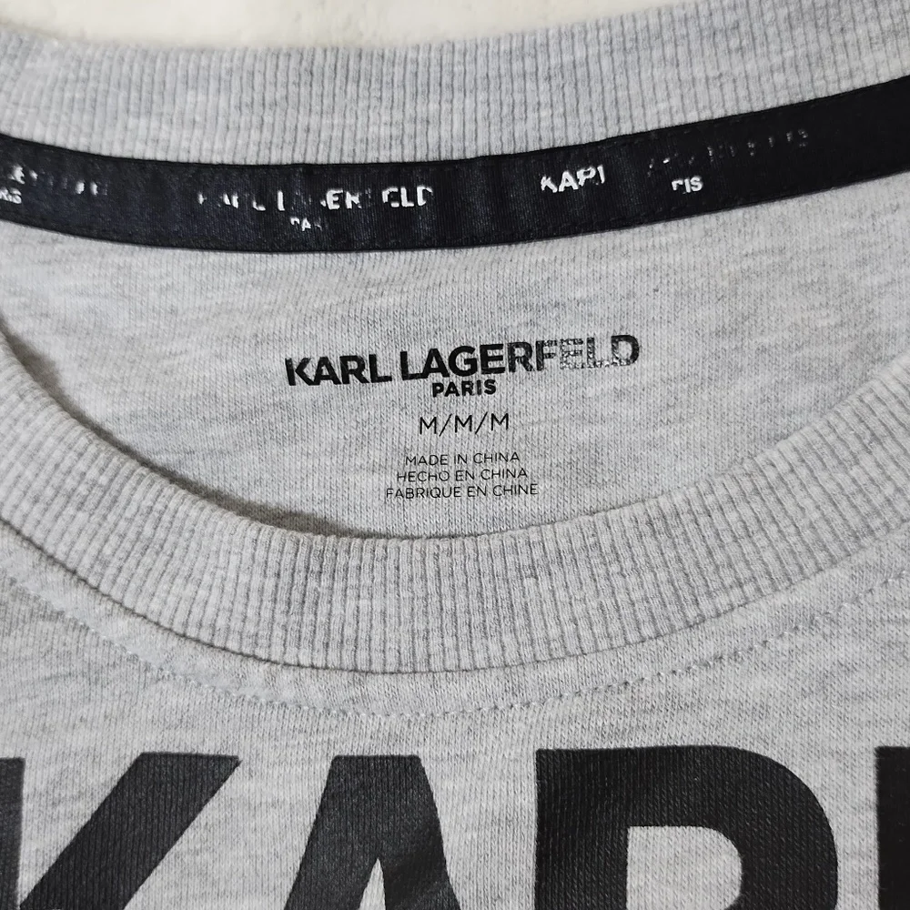 Karl Lagerfeld Sweat Shirt Sz M - Picture 3 of 6